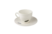 Load image into Gallery viewer, Green Beetle Tea Cup &amp; Saucer