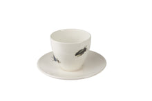 Load image into Gallery viewer, Green Beetle Tea Cup &amp; Saucer